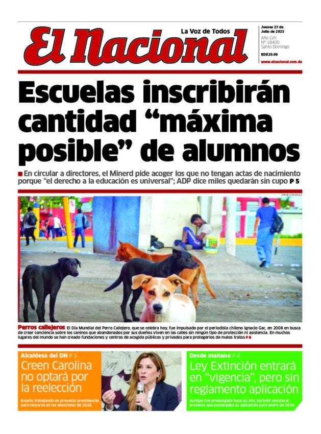Impreso jueves 27 julio 2023