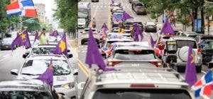 PLD realizan caravana en Alto Manhattan