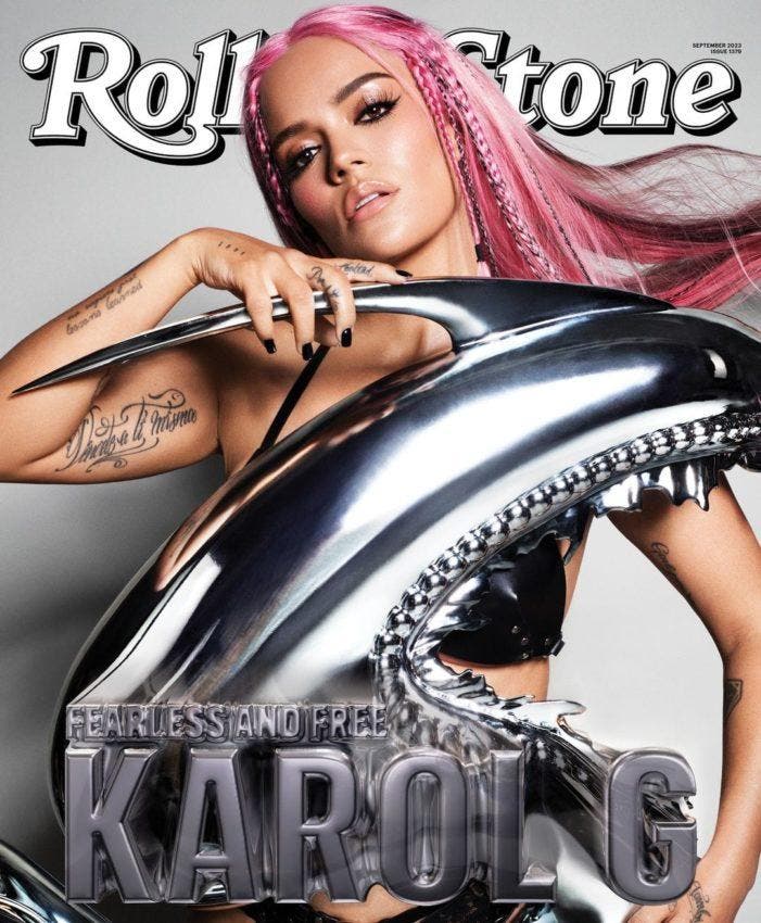 “Uno más de mi bucket list”: Karol G aparece en portada de revista Rolling Stone