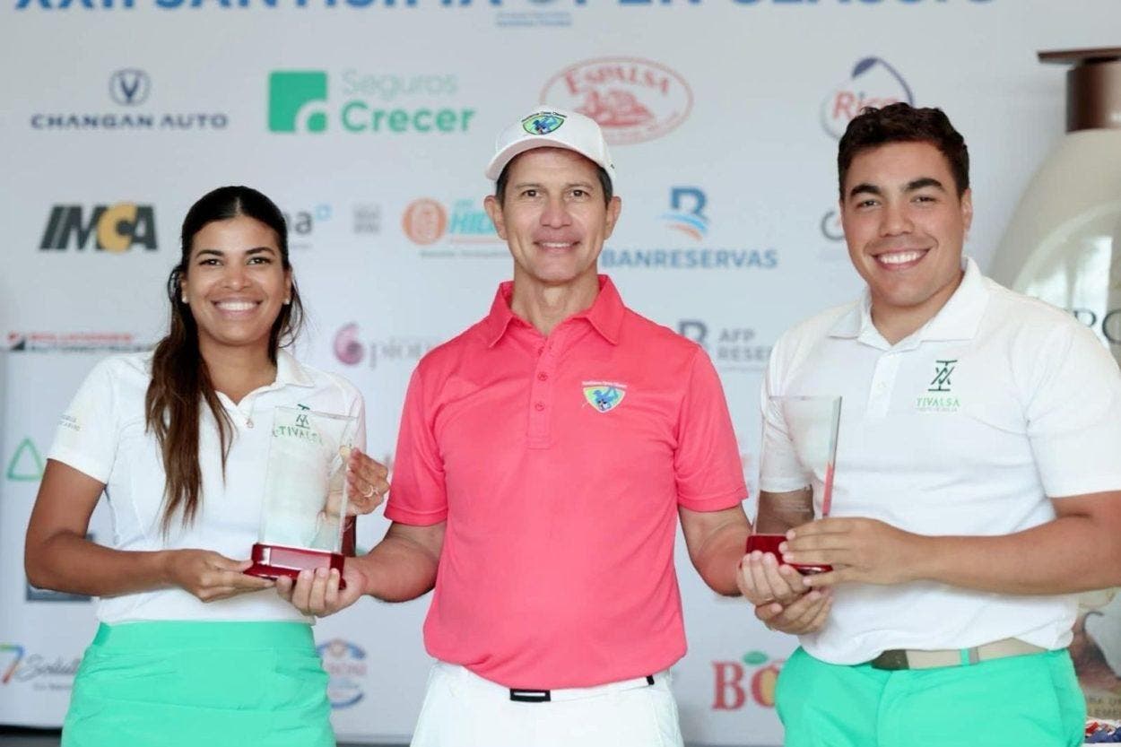 Pareja Villalona- Marte gana torneo de golf