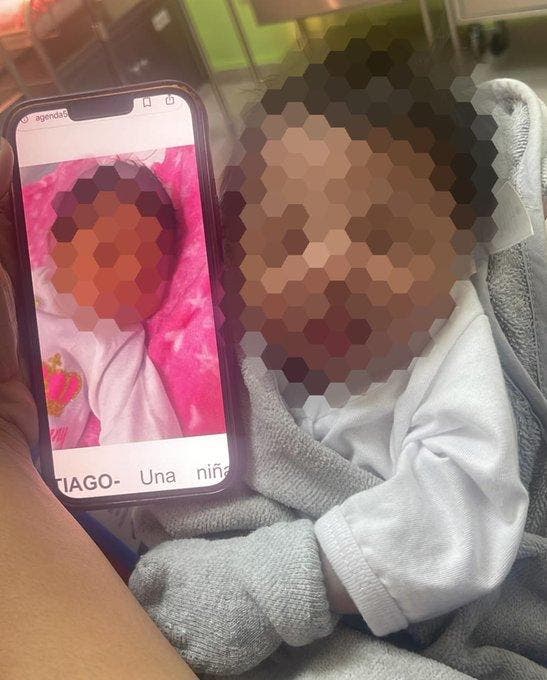 Recuperan bebé de 3 días de nacida que se robaron en Santiago