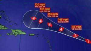 Lee es ya huracán categoría 4; se forma tormenta tropical Margot