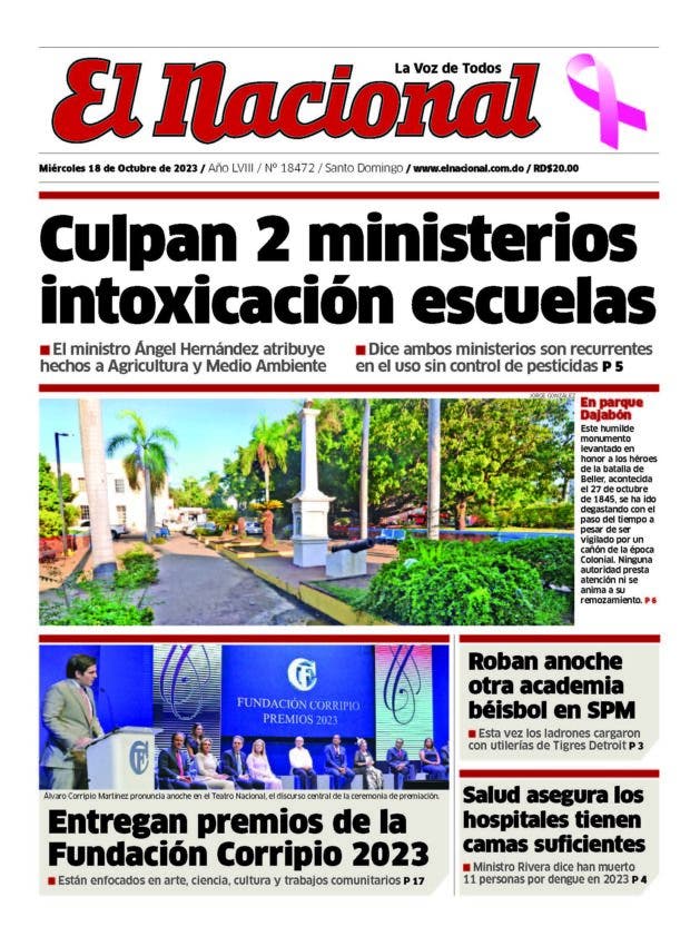 Impreso miércoles 18 octubre
