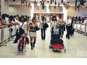 Aumenta el flujo de pasajeros en aeropuertos RD