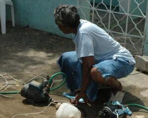 Sectores del GSD padecen penurias por falta de agua