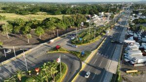 Presidente Abinader inaugura nueva entrada de Santiago