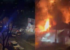 Explota casa cerca de la capital de EEUU durante registro policial