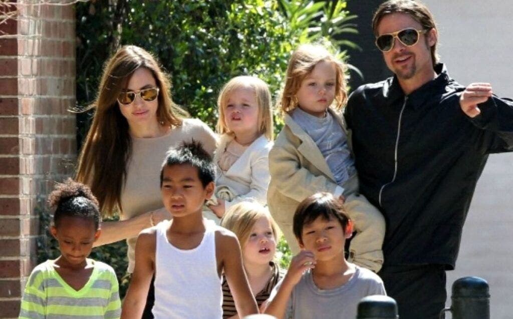 lucen hijos angelina jolie brad