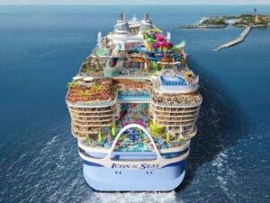 Llega a Miami para su inauguración el ‘Icon of the seas’, el mayor crucero del mundo