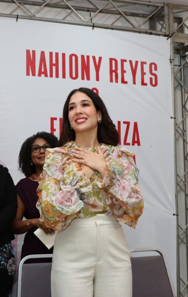 Nahiony Reyes llama a la mujer dominicana a ser parte activa de la transformación que merece RD