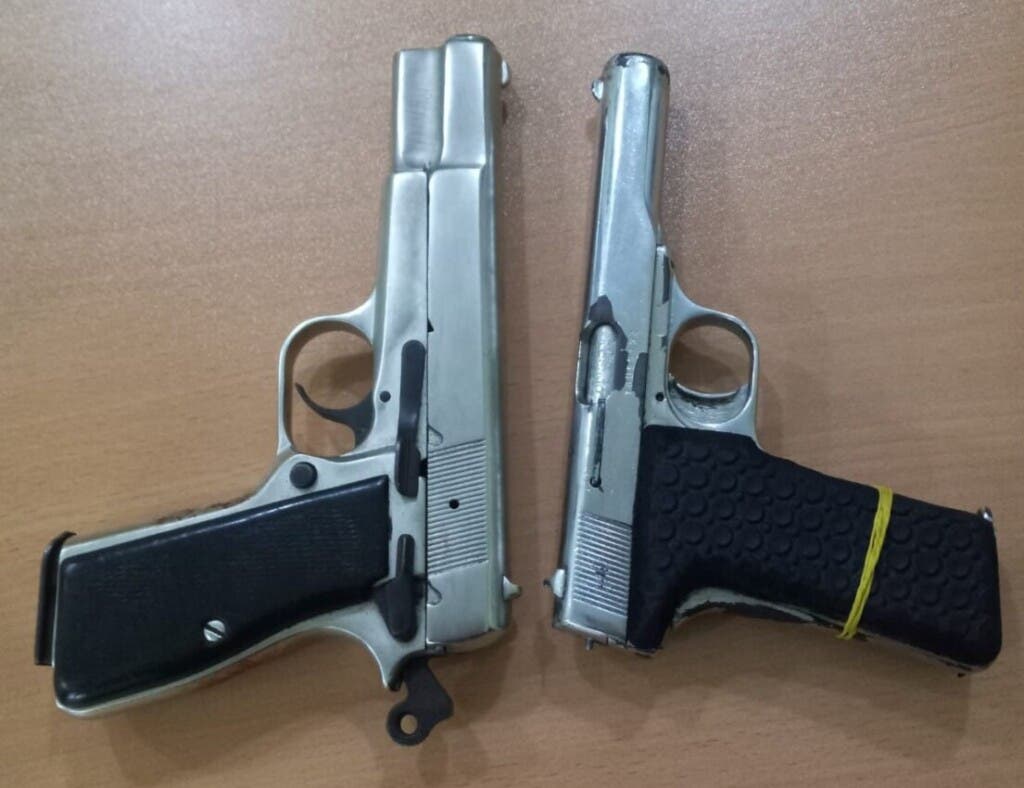 Armas ocupadas por la Policía a Moreno Dollar