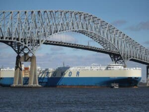 El puente caido de Baltimore: 11 millones de vehículos al año e inmortalizado en The Wire