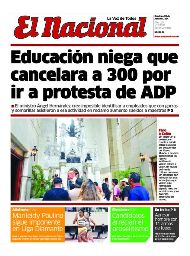Impreso domingo 28 abril 2024