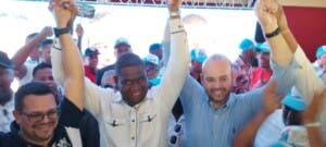Candidato a diputado Santiago Montero recibe respaldo de cientos de dirigentes en SDE