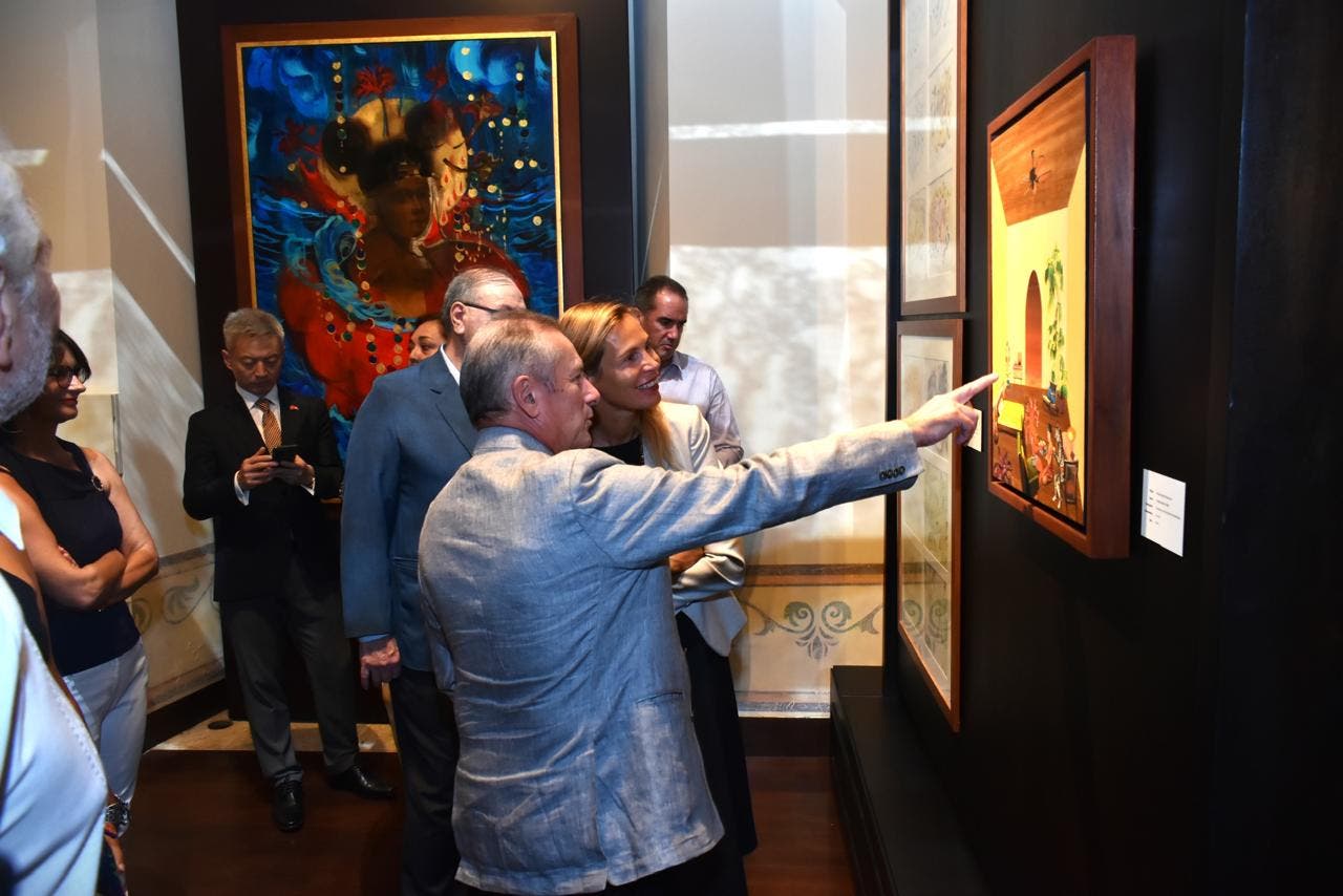 Varios embajadores se interesan por el arte y cultura dominicana