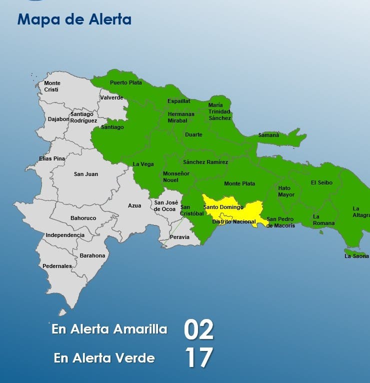 Lluvias aumentarán en próximas horas; COE eleva a 19 provincias en alerta