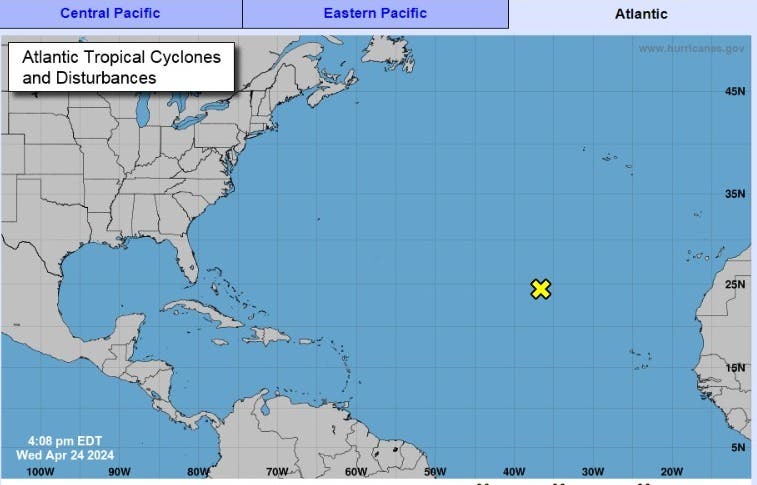 Se forma primer disturbio tropical al norte de Islas Cabo Verde