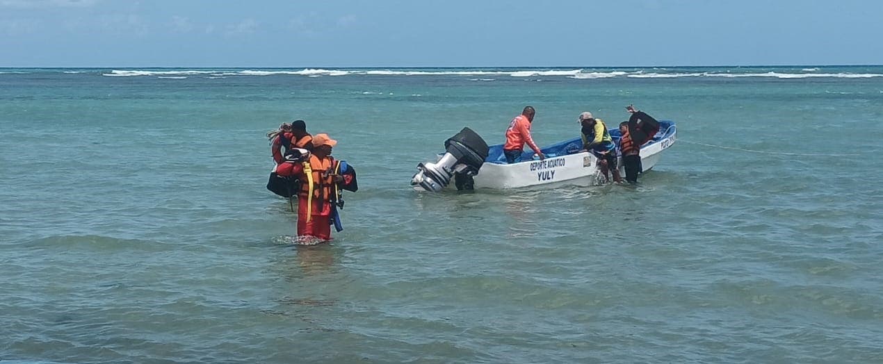 Sigue búsqueda 3 desaparecidos en playa de Puerto Plata