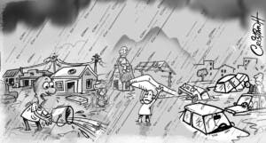 Copiosas lluvias