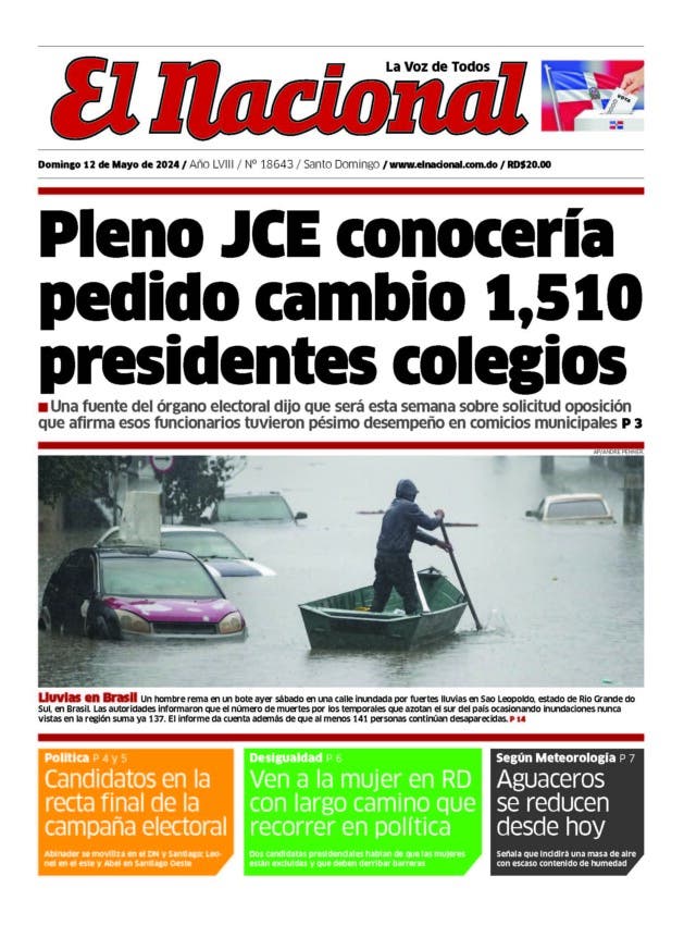Impreso domingo 12 mayo 2024