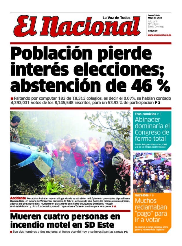 Impreso lunes 20 mayo 2024