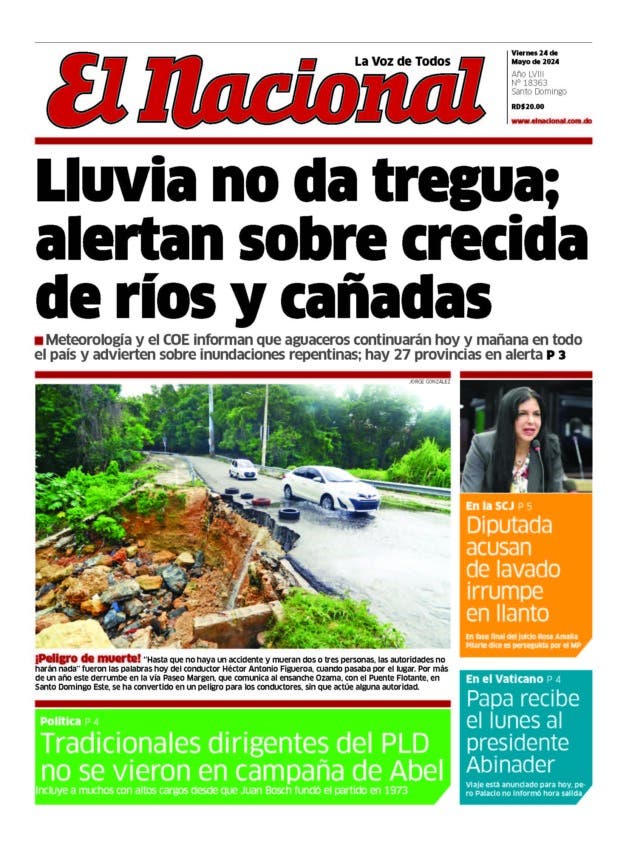 Impreso viernes 24 mayo 2024