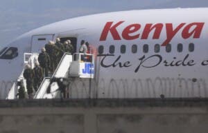 Policías de Kenia en Haití