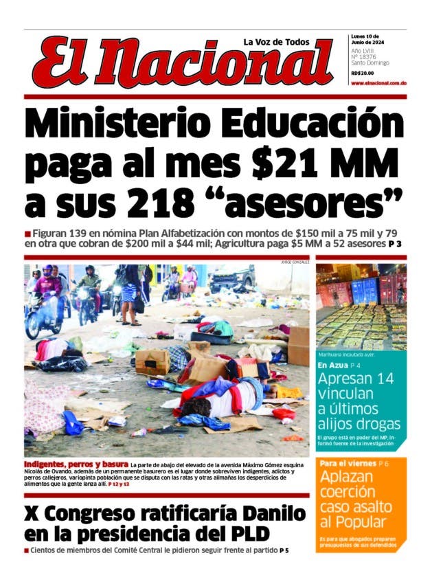 Impreso lunes 10 junio 2024