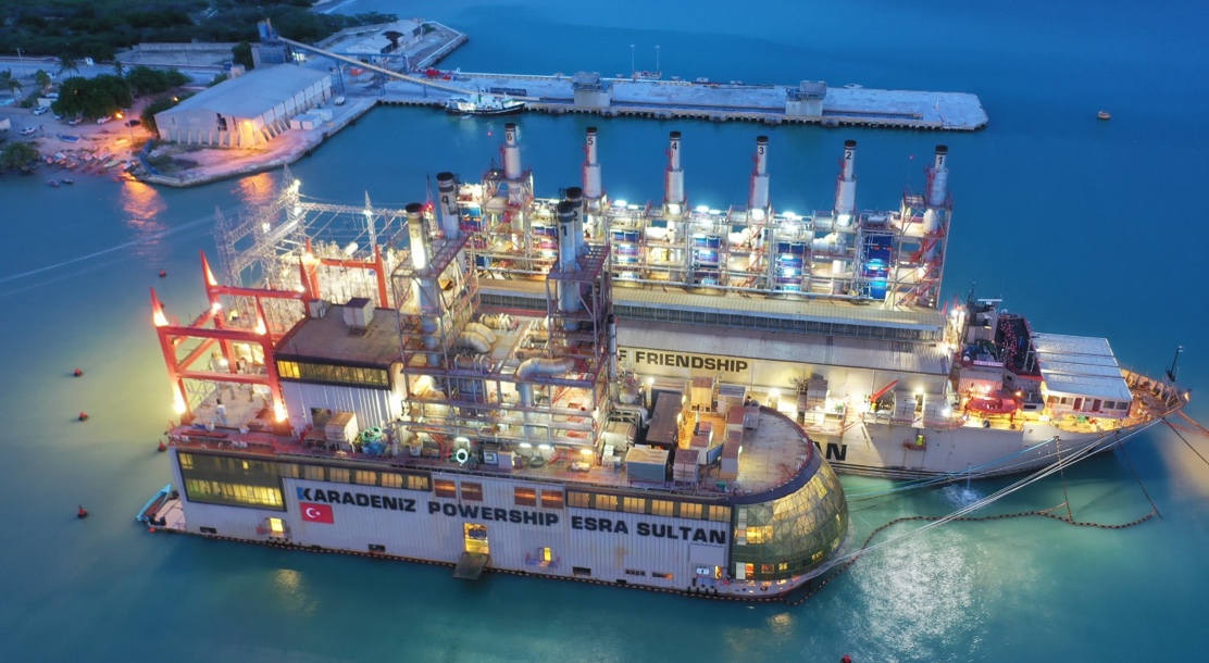 Karpowership dice fortalece capacidad generación eléctrica del país