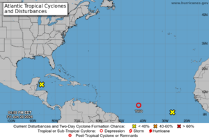 Depresión tropical se acerca a Antillas Menores con peligrosas ráfagas de viento