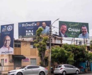 Sectores inundados: Afiches políticos