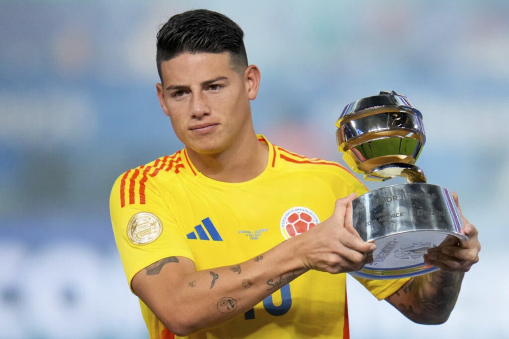 James Rodríguez, mejor jugador de la Copa América