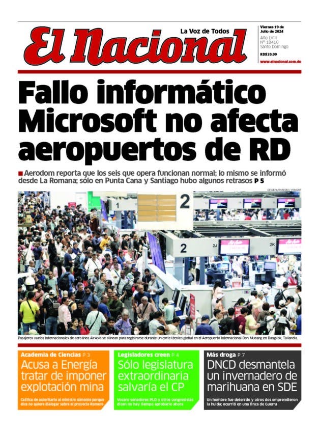 Impreso viernes 19 julio 2024