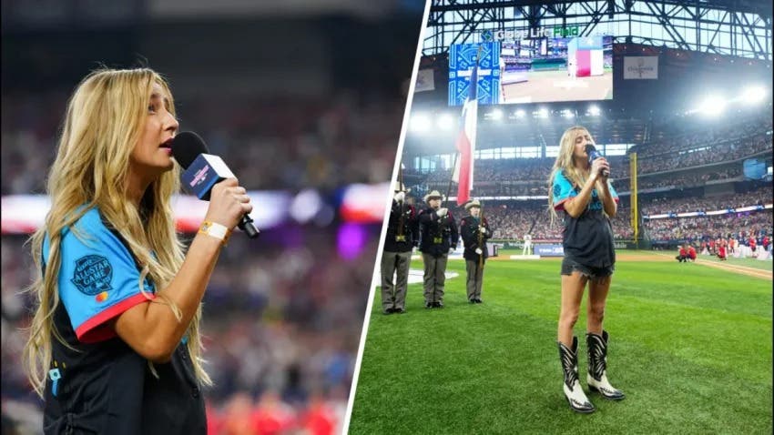 Ingrid Andress se disculpa por interpretación del himno en Home Run Derby; dice estaba borracha