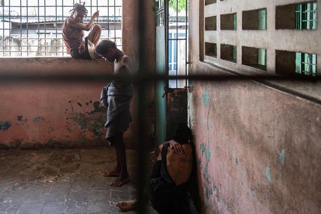 El hambre es peor que la locura en psiquiátrico público de Puerto Príncipe