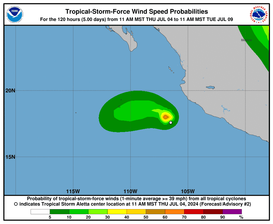Huracán Beryl se debilita a categoría 2 en camino a México y no se descarta ruta a EEUU  