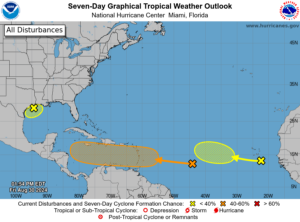 Indomet vigila posibles ciclones; pocas lluvias esta noche
