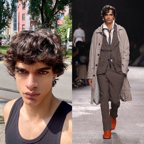 Modelo dominicano desfila para Bottega Veneta