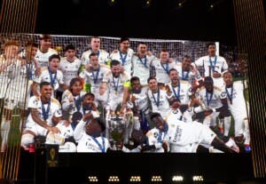 El Real Madrid, mejor equipo masculino, el Barça femenino en la gala del Balón de Oro
