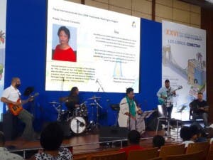 Xiomara Fortuna hizo un homenaje del alma a la poesía dominicana