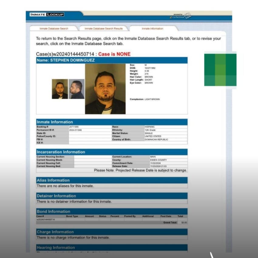 “They arrested me because I had 108 pills of a controlled medication for anxiety/overweight (Phentermine) with me,” said young Stephen Domínguez Madera on his Instagram account, although he later deleted it.