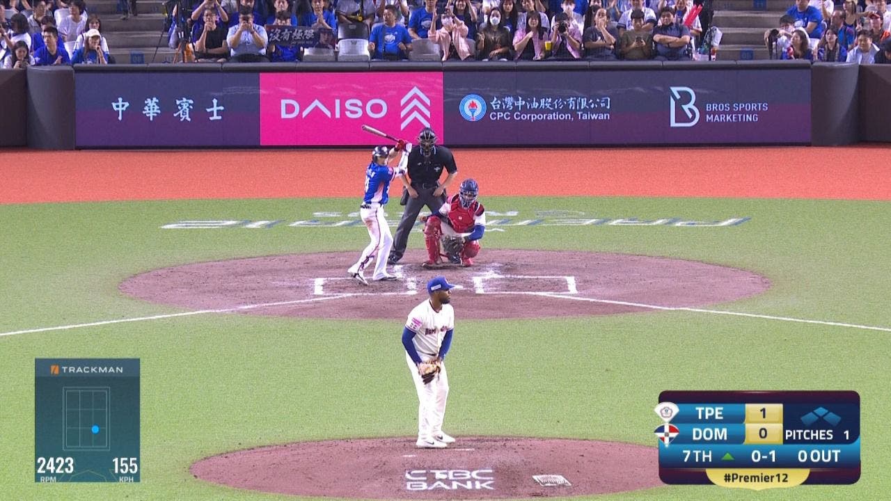 Taiwán supera a República Dominicana 2 por 1