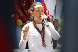 María Corina Machado pide a los venezolanos decir “CPI actúa ya” para que haya “justicia”