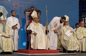 Morel Diplán asume como obispo La Vega