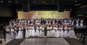 88 parejas contraen nupcias en Boda Colectiva celebrada por Ministerio Monte de Dios