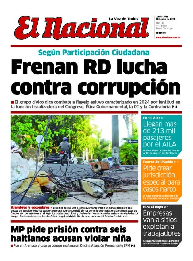 Impreso lunes 16 diciembre 2024