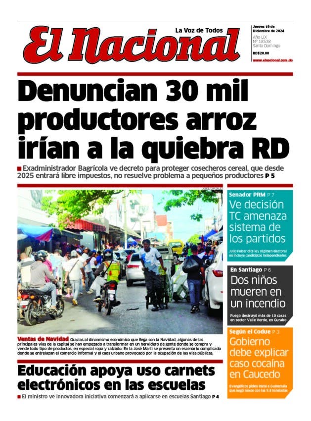 Impreso jueves 19 diciembre 2024