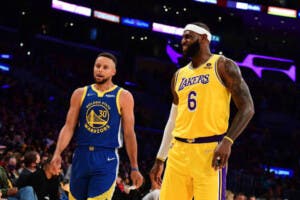 El ‘show’ de Steph Curry y LeBron James