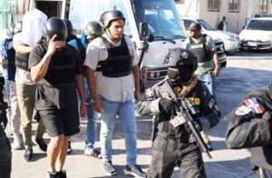 Llegada a Fiscalía de los implicados en el escándalo Panthera 7