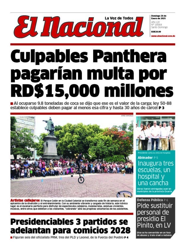 Impreso domingo 26 enero 2025